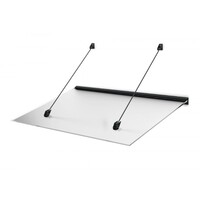 Stříška nad dveře LANITPLAST LAZUR 150/97 černá LG695