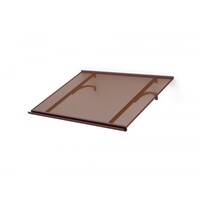 Stříška nad dveře LANITPLAST MELES 120/85 hnědá LG653