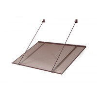 Stříška nad dveře LANITPLAST SP1 120/70 hnědá LG2466