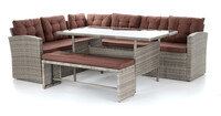 TUNIS SET 6 - zahradní nábytek, umělý ratan 