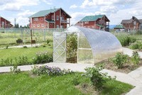 Volya LLC polykarbonátový skleník STRELKA3 8 m ( 3 x 8 m )  