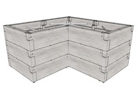 Vyvýšený záhon JUWEL TIMBER ERGOLINE L (20479) LG3176