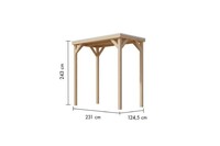 Zahradní altán KARIBU CUBECO MINI (48360) LG4867