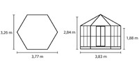 Zahradní pavilon VITAVIA HERA 9000 zelený LG650