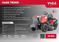 Zahradní traktor VeGA T92HD