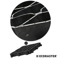 Zatravňovací dlažba Ecoraster E40 - černá, 33 x 33 x 4cm