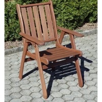 Židle - VICTORIA, tropické dřevo Meranti