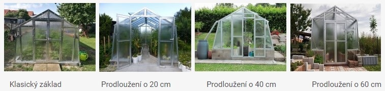 Prodloužení dveří skleníku Limes
